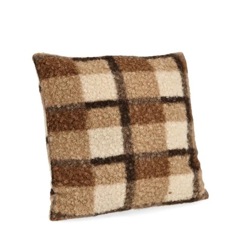 CUSCINO LAURENCE QUADRI 45X45 MARRONE